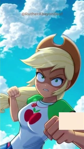 Applejack Shows Her Strength 💪🍎 | Cute & Powerful Moment #applejack #shorts