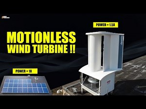 Without moving , This Wind Turbine can beat Solar panels !