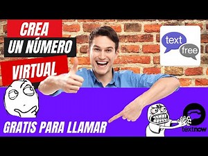 Cómo crear un número Virtual gratis con Text Free - How to make a Free Phone Number for WhatsApp.