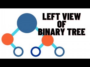 Left View of Binary Tree | Tree Data Structure