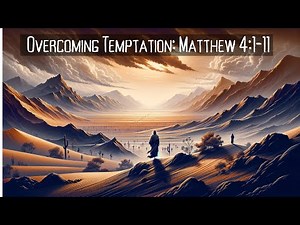 Overcoming Temptation: Lessons from the Wilderness with Matthew 4:1-11
