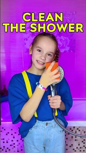 🧼 Let’s Discover FUN BATHROOM CLEANING! 🌈 Sparkle Power! ✨