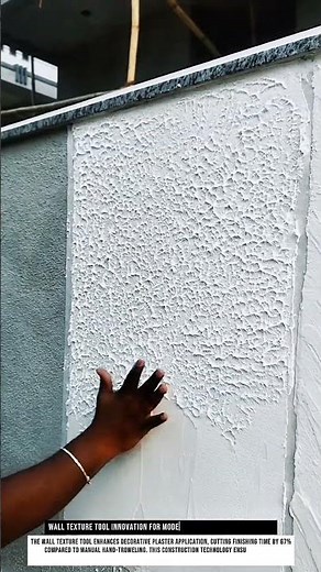 Wall Texture Tool Innovation for Modern Construction Technology