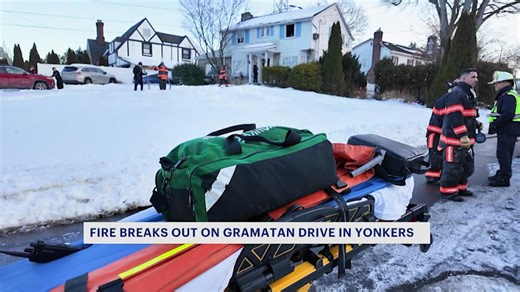 Fire damages Yonkers home, firefighter recovering