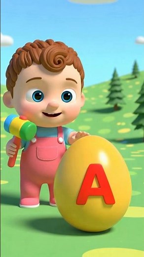 ABC Song for Kids (A-D) | Fun Alphabet Nursery Rhyme | ABCD Learning Song #abcd #kidssongs #shorts