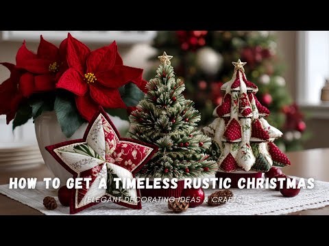 🎄How to Get a Timeless Rustic Christmas (Elegant Decorating Ideas & Crafts)