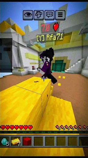 I PLAYED BED WARS IN LOWEN DEVICE 💀💀🔥🔥#Shorts#minecraft