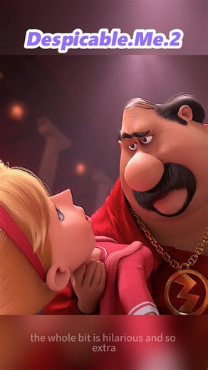 🕺 Eduardo’s wild restaurant dance! Gru & Lucy are stunned 🤣 #despicableme2 #cartoonclips