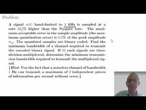 Digital Communication: Problems on PCM-TDM (Part 1 of 3) | Dr. Kamlesh Gupta | Engineering and Arts