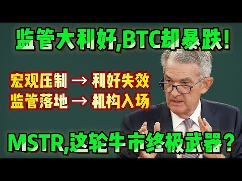 比特币利好落地却暴跌，真正的赢家正在悄悄加仓｜MSTR才是这轮牛市的终极武器？#比特币 #BTC #加密货币 #MSTR #MicroStrategy #Strategy #美股 #投资