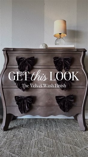 Amy Howard Home x A Makers Studio on Instagram: "This dreamy, layered paint finish was created by @brasswalnut with a wet-on-wet blending technique using One Step Paint in Windsor, Java, and Black. The result? A velvety, limewashed look with soft depth and movement that transforms an ornate dresser into a romantic statement piece! 🤎 Want to learn the technique? 🖌️⁠ Comment “GUIDE” and I’ll send the step-by-step tutorial!"