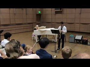 Sonata for Tenor Saxophone by Garland Anderson performed on a soprano saxophone