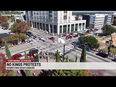 'No Kings' protests held across the Upstate