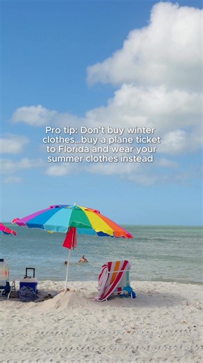 There’s cold-weather prep…and then there’s choosing Floridays instead. 😌☀️ 📍Naples, Marco Island, Everglades - Paradise Coast | VISIT FLORIDA