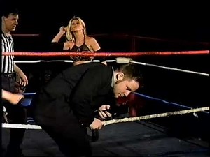 The Goddess Athena vs The Kat (Stacy Carter) NWA Wildside Horse Park Conyers, GA 5-22-01