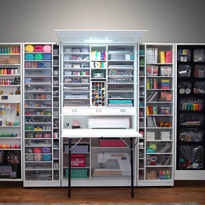 This cupboard is a craft lover's dream 😍 Get your own: bit.ly/2ABOwwE | Tasty Home