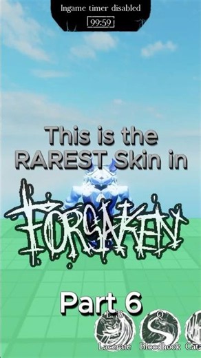 This Is The RAREST Skin In Forsaken Part 6! #roblox #robloxshorts #forsaken #viral