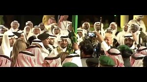#Video shows President Donald J. Trump swaying to the rhythm of the Ardha dance music at the King Abdulaziz Historical Center in Riyadh on Saturday. #RiyadhSummit | Arab News
