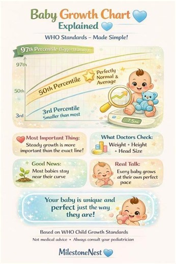 Baby Growth Chart Explained | WHO Standards 💙