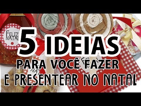 FAÇA SEU PRESENTE, 5 Ideias para Você Fazer e Presentear no Natal