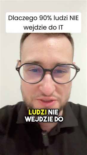 Dlaczego 90% ludzi NIE wejdzie do IT #it #kariera #programowanie #rozwoj #shorts