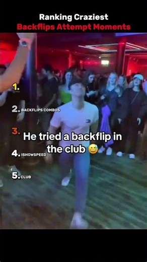 Ranking Best Backflips Attempts Moments