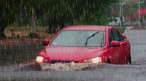 What to do if you get stuck driving through flash flood waters