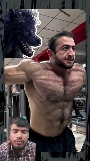 Wolf bodybuilder #wolf #bodybuilder #viral #fitness