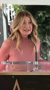 Access Hollywood on Instagram: "#EllenPompeo was so real for that ArcLight shoutout during her Hollywood Walk of Fame speech!"