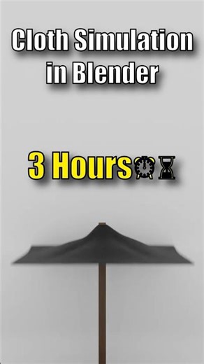 How to do cloth simulations in blender #blender #blendertutorial #blender3d #blenderanimation