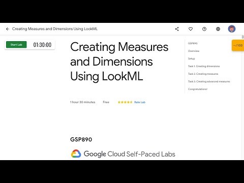 Creating Measures and Dimensions Using LookML GSP890