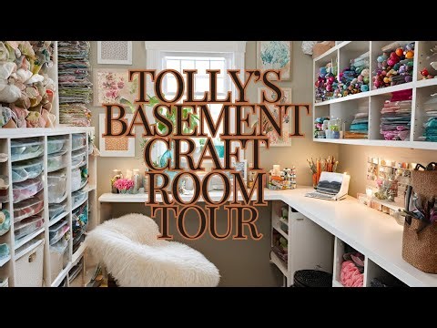 My Basement Craft Room Makeover!