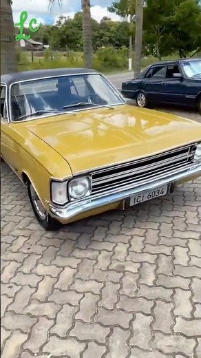 Special Opala with steering wheel-mounted gearshift #classiccars #lcgaragers