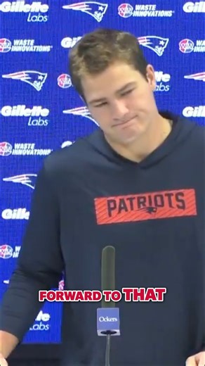 Drake Maye on being named to the Pro Bowl Games 🎙️ #drakemaye #patriots #nfl