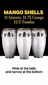 3.7K views · 76 reactions | ***‼️ LP Limited Edition Mango Shell Conga Set + BONGOS • Piano Black & White Pearl • Available in Chrome, Black Nickel, & Gold Hardware • Configuration: 11/11.75/12.5 ⚡️ In Stock Now at CymbalFusion.com 論 #drums #congas | CymbalFusion.com | Facebook