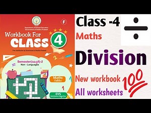 4th Class Maths Workbook 6th lesson [ Division ] ÷