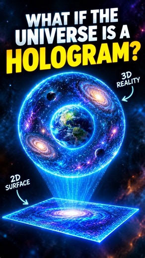 What If the Universe Is a Hologram? 🤯 The Holographic Principle Explained #shorts