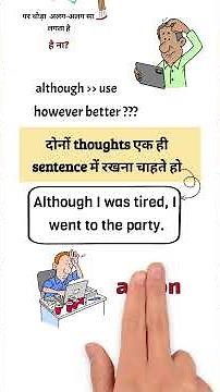 Although vs However – How to Use Them for Contrast | English Grammar in Hinglish | Teachonic