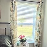 Amazon.com: MYSKY HOME Floral Curtains 54 inches Long Cotton Curtain Draperies for Living Room Vintage Floral Printed Pattern Drapes with Grommet Top Window Drapes, 2 Panel, Yellow and Natural : Home & Kitchen