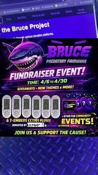 Bruce Community Fundraiser Starts Now! #cybersecurity #bruce #hackinggadgets #shorts
