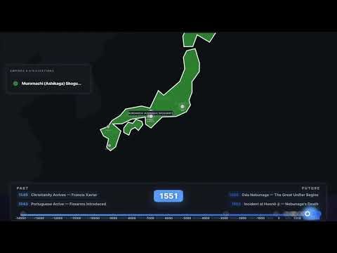 The History of Japan: Every Year (Map Animation)