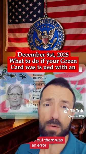 If you receive a 10-year green card instead of the expected 2-year green card, you can address the error with USCIS by filing Form I-90. Form I-90 is used to apply for a replacement or renewal of a green card, and it can also be utilized to correct errors on the card, such as the incorrect duration #i90 #immigration #greencardmarriage #sdimmigrationlawyer #cr1