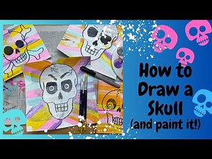 How to Draw a Skull for Kids!