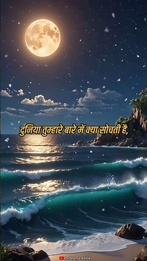 दुनिया तुम्हारे बारे में क्या सोचती है,इससे तुम्हारी जिंदगी नहीं बदलती… #lifetips #shayri