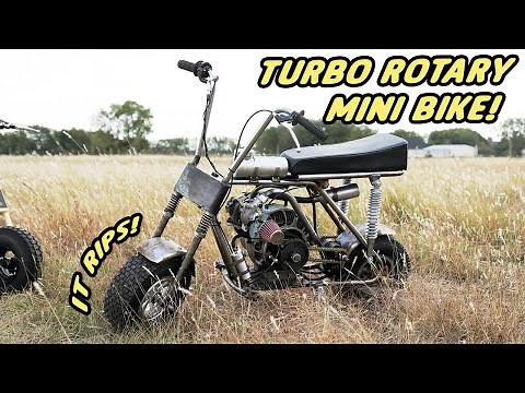 TURBO ROTARY MINIBIKE Makes WAY More Power!