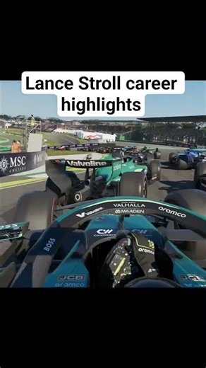 Lance Stroll Career Highlights #gamingshorts #gaming #f125 #f126 #formula1