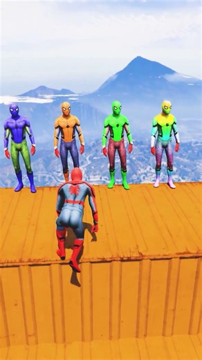 GTA 5 Epic Water Ragdolls Spiderman Jump/Fails Ep 29 #shorts