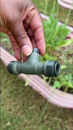 Adding automated watering to my garden using ‪@vego_garden‬ 130ft Retractable Hose & Irrigation Kits