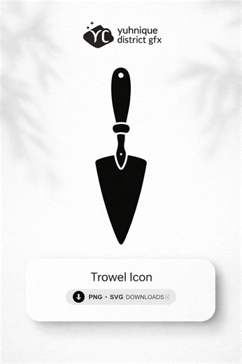 Garden Trowel Silhouette SVG PNG | Masonry Trowel Outline | Laser Engraving Cut File | Tool Clipart | CNC Cricut Design - Etsy