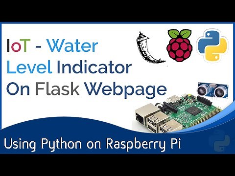 Water Level Detection With Flask Webpage | Raspberry Pi